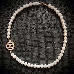 LAST ONE! Handmade Glass Pearl Choker